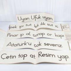 Sınıf Tahtası Okuma Fişleri