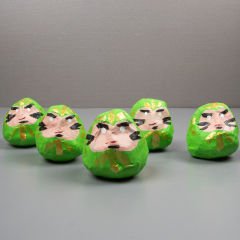 Dilek Bebeği Daruma - Yeşil